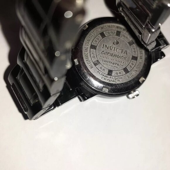 INVICTA-Ceramics Model 10279-Scattered White/Gray Numbers-Excellent - Picture 5 of 5